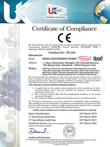 control valve exporter